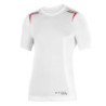 CAMISETA K-CARBON TALLA XXS BLANCO/ROJO