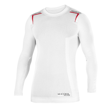 CAMISETA MANGA LARGA K-CARBON TALLA XSS BLANCA