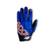 Gloves Sparco Meca 3 size 11 (L) blue/orange | OCC Sport