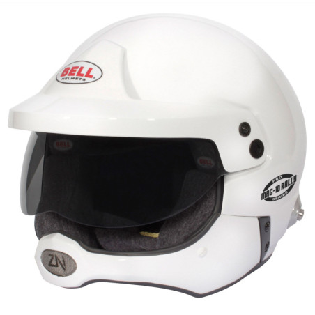 CASCO BELL MAG-10 RALLY PRO BLANCO (HANS) TALLA 60 FIA8859/SA2020