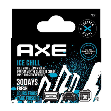 2 RECAMBIOS AMBIENTADOR AXE ICE CHILL