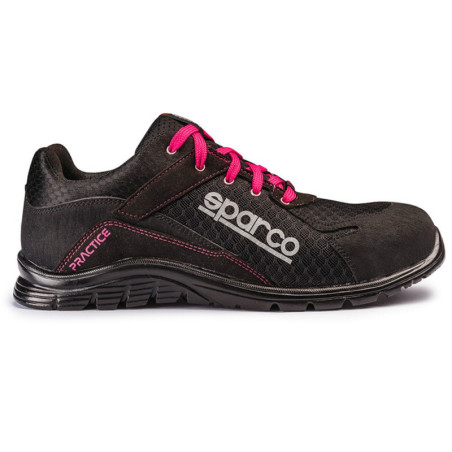 ZAPATILLAS SPARCO PRACTICE JODY TALLA 41 NEGRO/ROSA S1P SRC