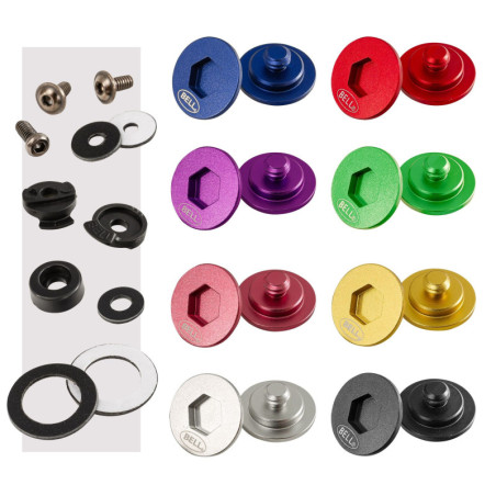 SV ANCHOR KIT (SERIES 7 - 3/2MM, SERIES 77 3MM) - RED HELMET BELL