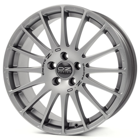 LLANTA SUPERTURISMO GT 8x19 5x100 ET 35 GRIGIO CORSA BLACK LETTERING