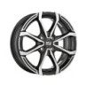 LLANTA MSW X4 5x15 4x100 ET 32 NEGRO BRILLANTE PULIDO