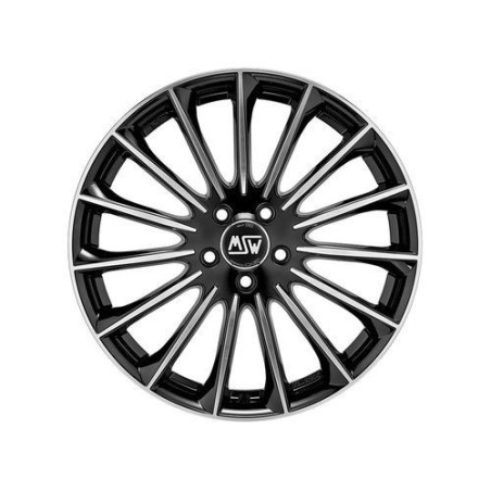 LLANTA MSW 30 7,5x18 5x114,30 ET 40 NEGRO BRILLANTE PULIDO