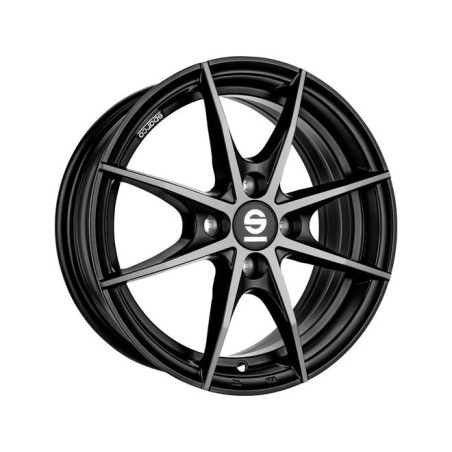 LLANTA SPARCO TROFEO 4 6x15 4x108 ET 42 NEGRO PULIDO