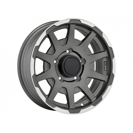 LLANTA SPARCO DAKAR 5,5x16 5x139,70 ET GRIS OSCURO MATE