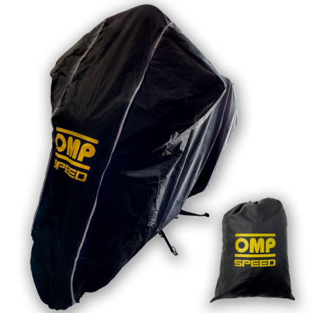 Black Motorcycle cover OMP Speed Large size | OCC Sport
