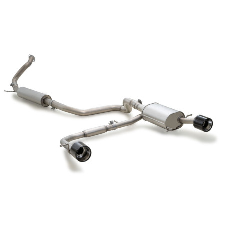 ESCAPE TRASERO REMUS DUPLEX CON 2 COLAS 115MM NEGRAS