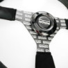 VOLANTE PLANO MOD. CLASSIC PIEL VUELTA BRAZOS NEGROS SERIGRAFIADOS OCC MOTORSPORT