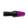 OMP Speed set 20 black wheel bolts M12x1.25 H:17-19 L: 28mm with purple shell of alu.7075+DIN 12.9