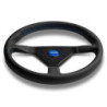 VOLANTE MOMO MONTECARLO 350 MM NEGRO/AZUL
