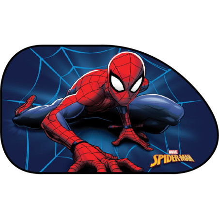 PAR DE CORTINAS LATERALES TRAPECIO SPIDERMAN 65X38CM 2 PZ