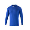 LONG HIGH NECK T-SHIRT B-ROOKIE TOP COT XS BLUE