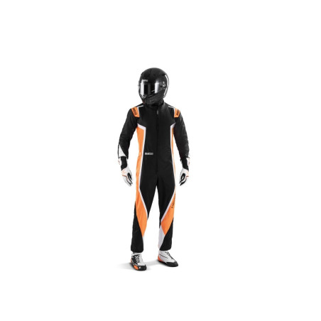 TRAJE K44 KERB NEGRO/NARANJA/BLANCO TALLA 120