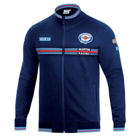SUDADERA CON CREMALLERA MARTINI-R XXXL AZUL MARINO