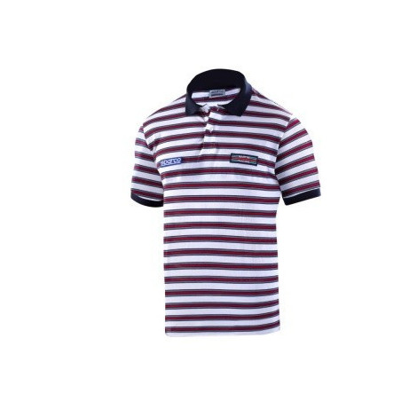 SPORTLINE STRIPED POLO MR SIZE XXL WHITE