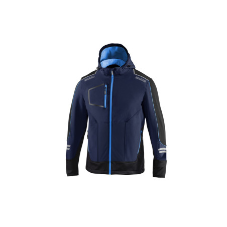 CHAQUETA SOFT-SHELL TECH TW TALLA S AZUL MARINO/AZUL