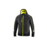 CHAQUETA SOFT-SHELL TECH TW TALLA XL GRIS/AMARILLO FLUO