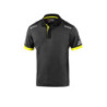 POLO TW TALLA XXL GRIS/AMARILLO FLUO