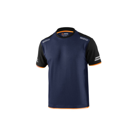 CAMISETA TW TALLA XXXL AZUL MARINO/NARANJA
