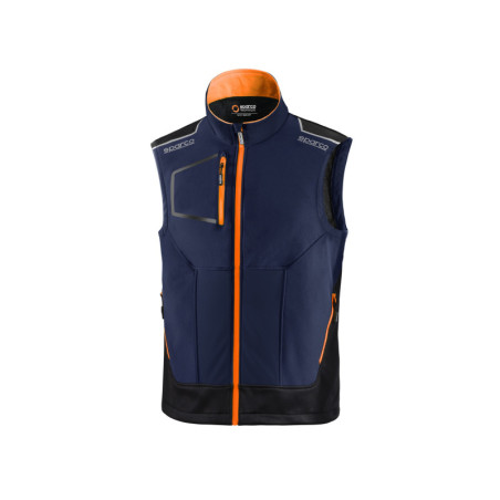 CHALECO TW TALLA XXXL AZUL MARINO/NARANJA