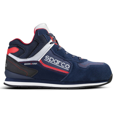 GYMKHANA-H S3 ESD SHOE SIZE 39 OLYMPUS NAVY BLUE/RED