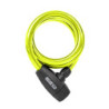 SPIRAL CABLE LOCK 12X1200 MM YELLOW