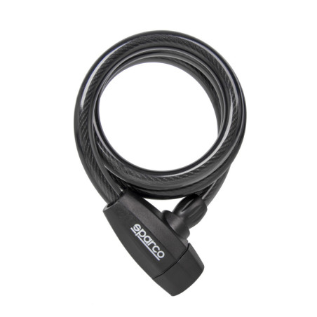 SPIRAL CABLE LOCK 12X1200 MM BLACK