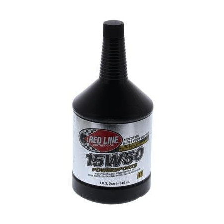 REDLINE ACEITE MOTOCICLETA DEPORTIVA 4T 15W50 - 946ML/CS12