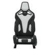 ASIENTO RECARO SPORT C 3DR CALEFACCION CUERO BLANCO/DINAMICA NEGRO PILOTO