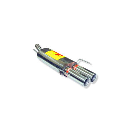 ESCAPE TRASERO INOXIDABLE NO HOMOLOGADO:OPEL ASTRA G 2Ø85