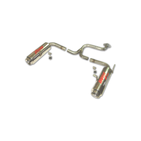 ESCAPE TRASERO INOXIDABLE NO HOMOLOGADO:TOYOTA CELICA 1 tipo moto por cada lado