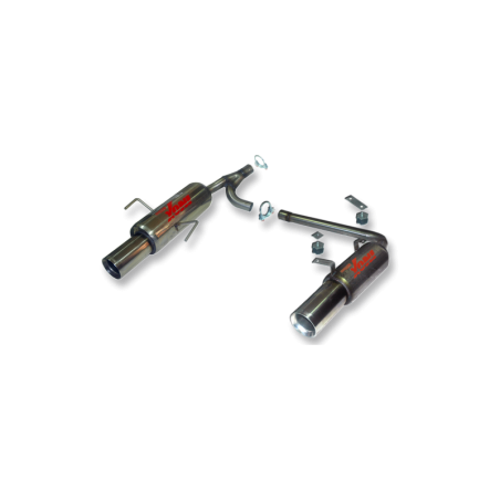 ESCAPE TRASERO INOXIDABLE NO HOMOLOGADO:OPEL ASTRA H