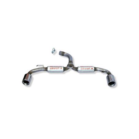 ESCAPE TRASERO INOXIDABLE GRUPO-N USO EXCLUSIVO PARA COMPETICIÓN:VOLKSWAGEN GOLF VI