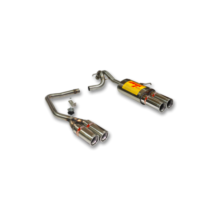 ESCAPE TRASERO INOXIDABLE NO HOMOLOGADO:PEUGEOT 207 RC 2Ø85 POR CADA LADO