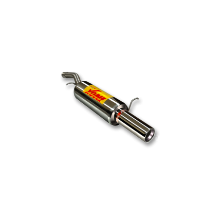 ESCAPE TRASERO INOXIDABLE NO HOMOLOGADO:FORD FIESTA 1Ø73