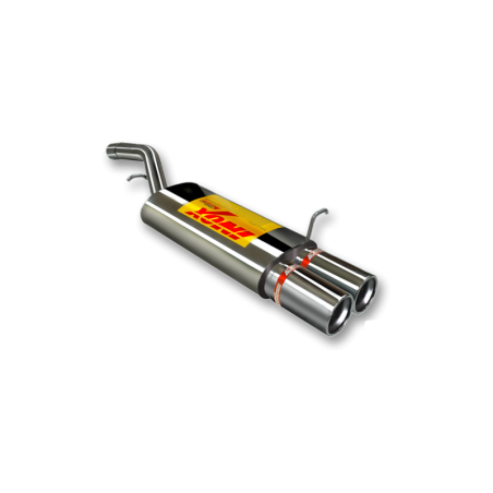 ESCAPE TRASERO INOXIDABLE NO HOMOLOGADO:FORD FIESTA 2Ø85