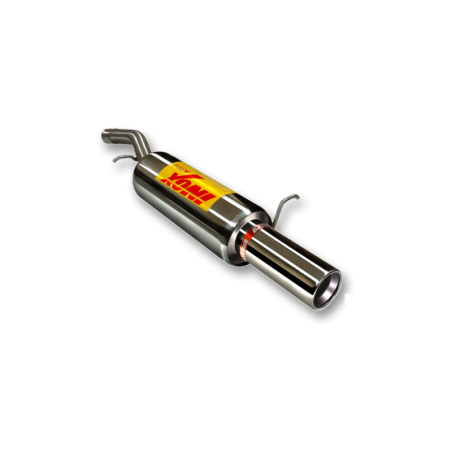 ESCAPE TRASERO INOXIDABLE NO HOMOLOGADO:FORD FIESTA 1Ø85