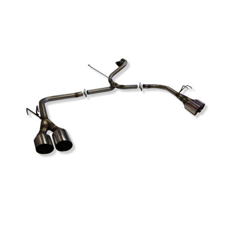 ESCAPE TRASERO INOXIDABLE GRUPO-A USO EXCLUSIVO PARA COMPETICIÓN:HONDA CIVIC FK2 2Ø101 POR CADA LADO