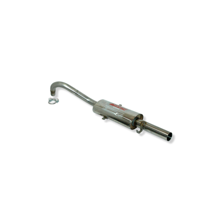 ESCAPE TRASERO INOXIDABLE NO HOMOLOGADO:SEAT 124 1Ø50