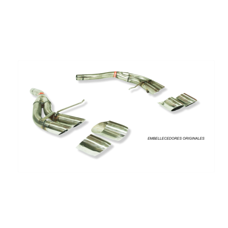 ESCAPE TRASERO INOXIDABLE GRUPO-A USO EXCLUSIVO PARA COMPETICIÓN:PORSCHE MACAN S EMBELLECEDORES ORIGINALES