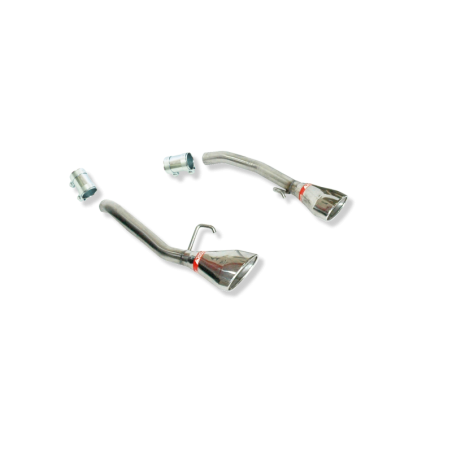 ESCAPE TRASERO INOXIDABLE GRUPO-A USO EXCLUSIVO PARA COMPETICIÓN:SEAT LEON 1 OVAL POR CADA LADO