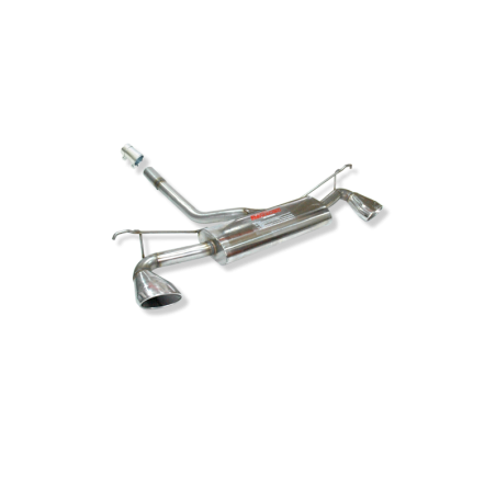 ESCAPE TRASERO INOXIDABLE NO HOMOLOGADO:VOLKSWAGEN TOUAREG 1 OVAL POR CADA LADO