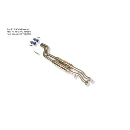 TUBO SUPRESOR DE CATALIZADOR INOXIDABLE USO EXCLUSIVO PARA COMPETICIÓN:PEUGEOT 206