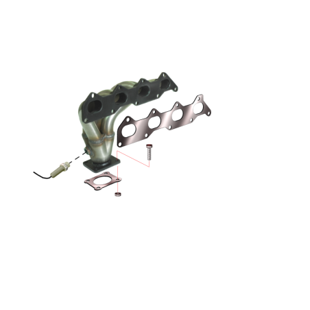 COLECTOR DE ESCAPE DEPORTIVO TUBULAR INOXIDABLE:ALFA ROMEO 147