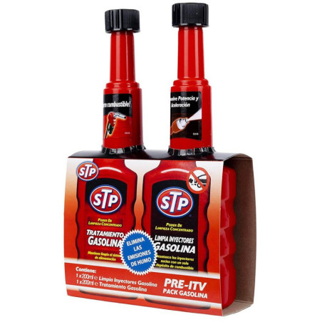 STP KIT PRE-ITV GASOLINA LIMPIA INYECTOR+TRATAMIENTO