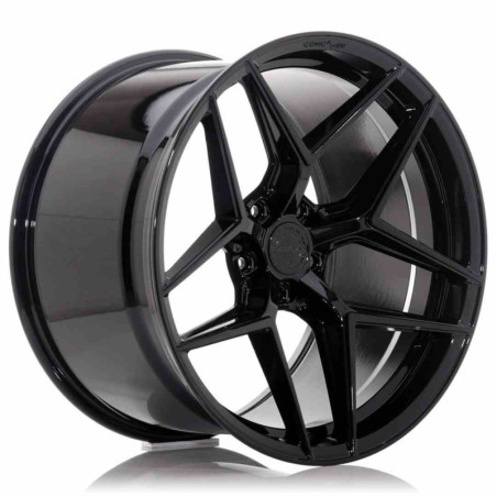 JAPAN RACING CVR2 RIM 8x19 ET20-40 BLANK 72.6 BLACK PLATINUM