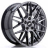 JAPAN RACING JR28 7x17 ET25 4x108 65.1 BLACK WHEEL